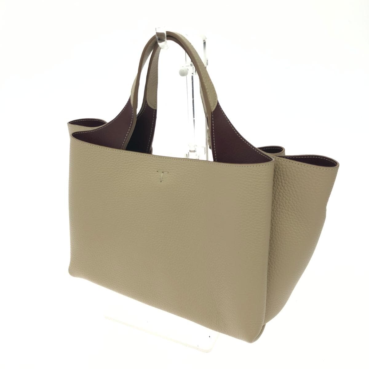 TOD'S 2WAY Bag in Excellent Condition APA 2 MANICI MINI TRAC LOGO Beige Women's 3