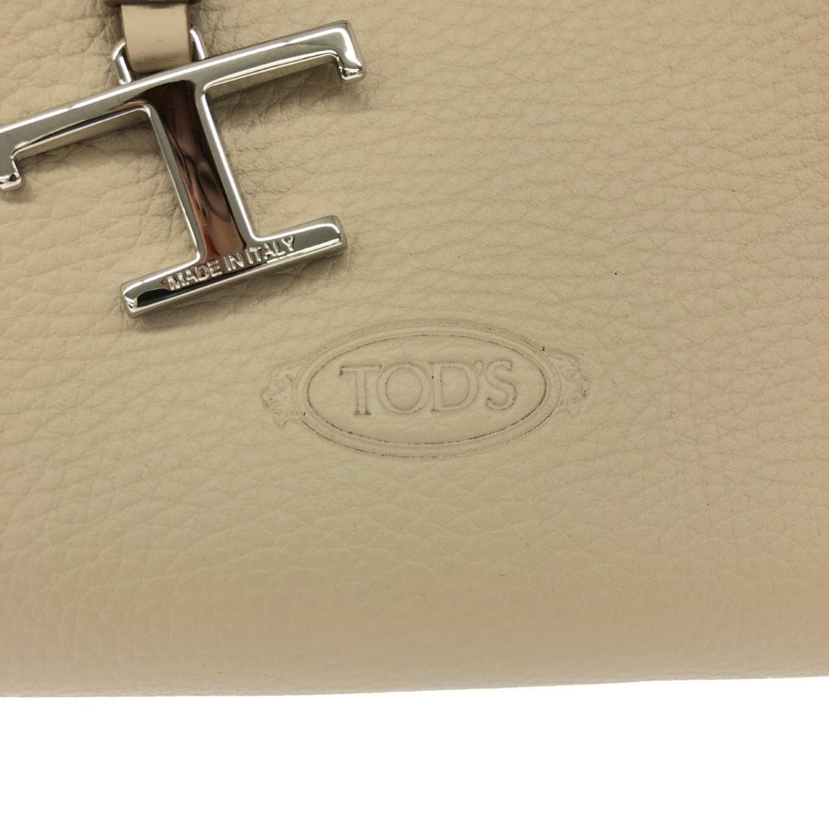 TOD'S 2WAY Bag in Excellent Condition APA 2 MANICI MINI TRAC LOGO Beige Women's 6