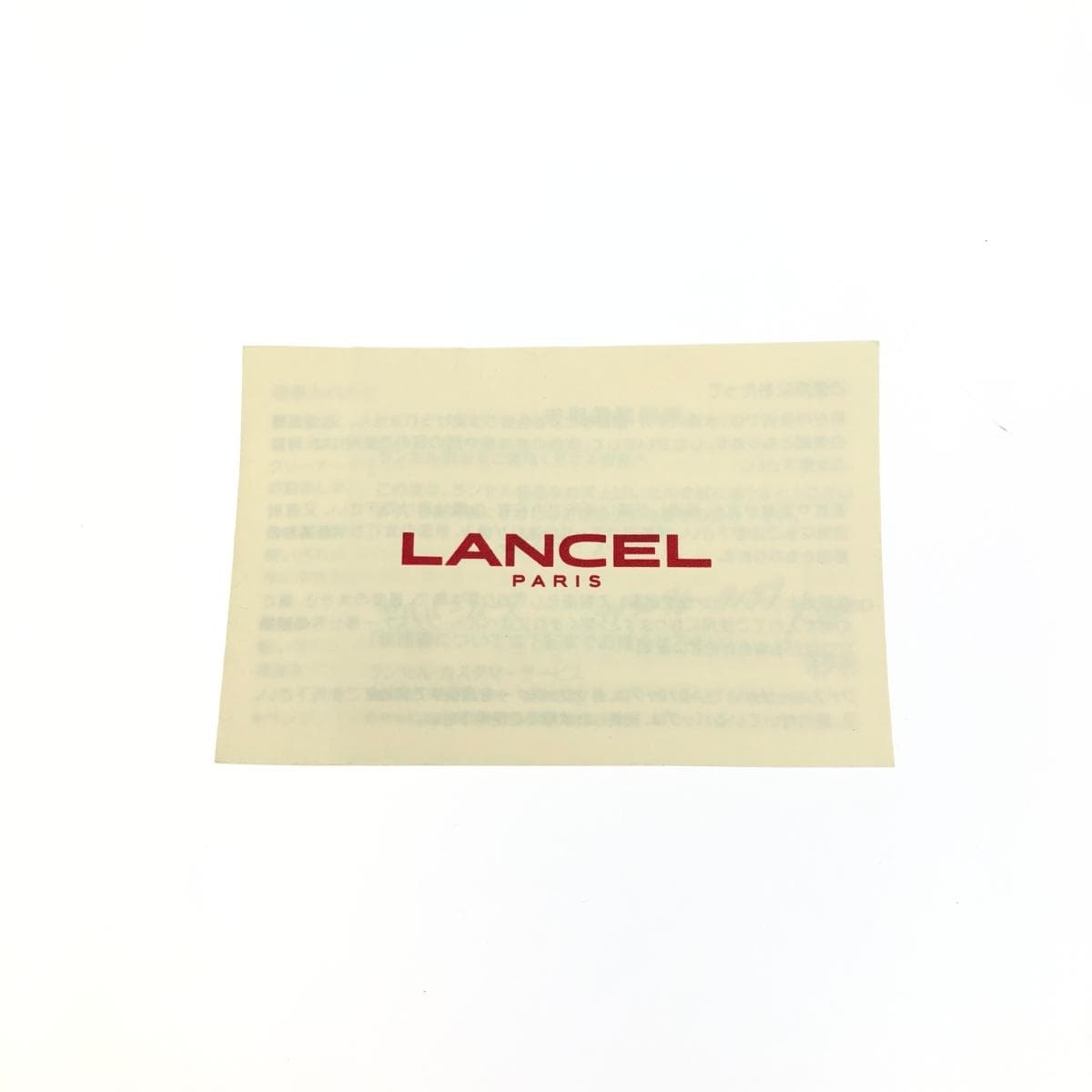 LANCEL One Shoulder Vintage Leather Black/Brown Ladies 10