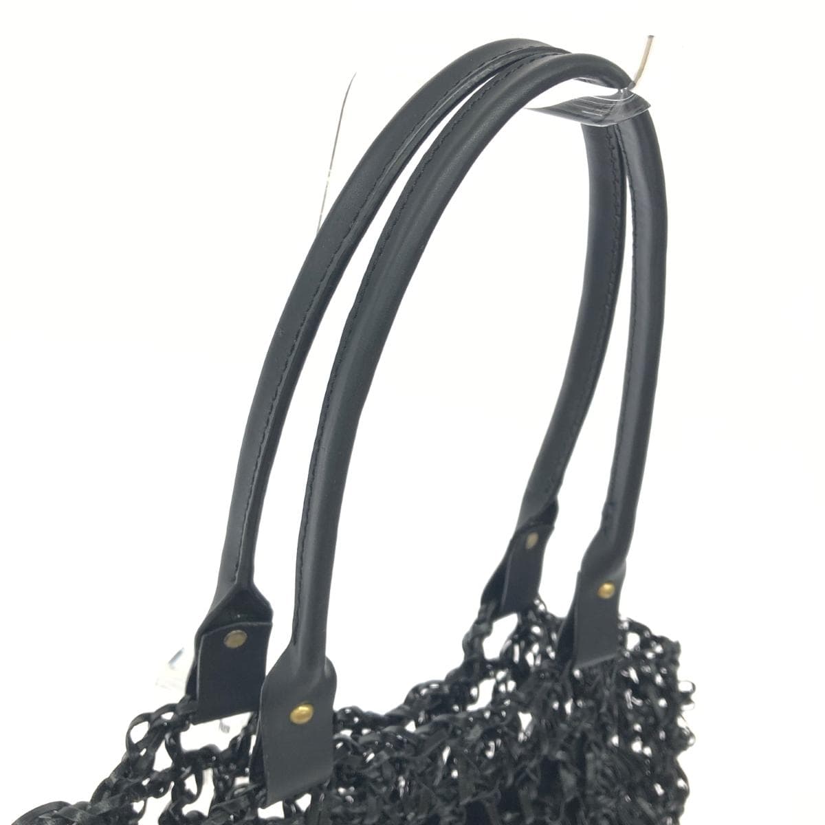 MAISON N.H PARIS Tote Bag Good Condition Mesh Black Ladies 4