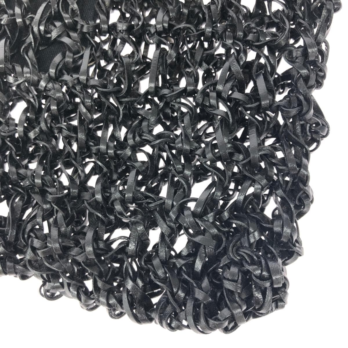 MAISON N.H PARIS Tote Bag Good Condition Mesh Black Ladies 8