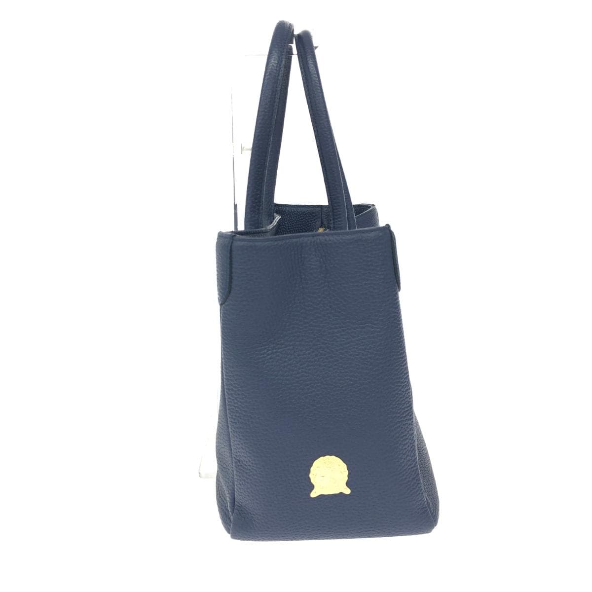 A.D.M.J (Accessoires De Mademoiselle) ADMJ/Tote Bag Good Condition Leather Navy Women's 2