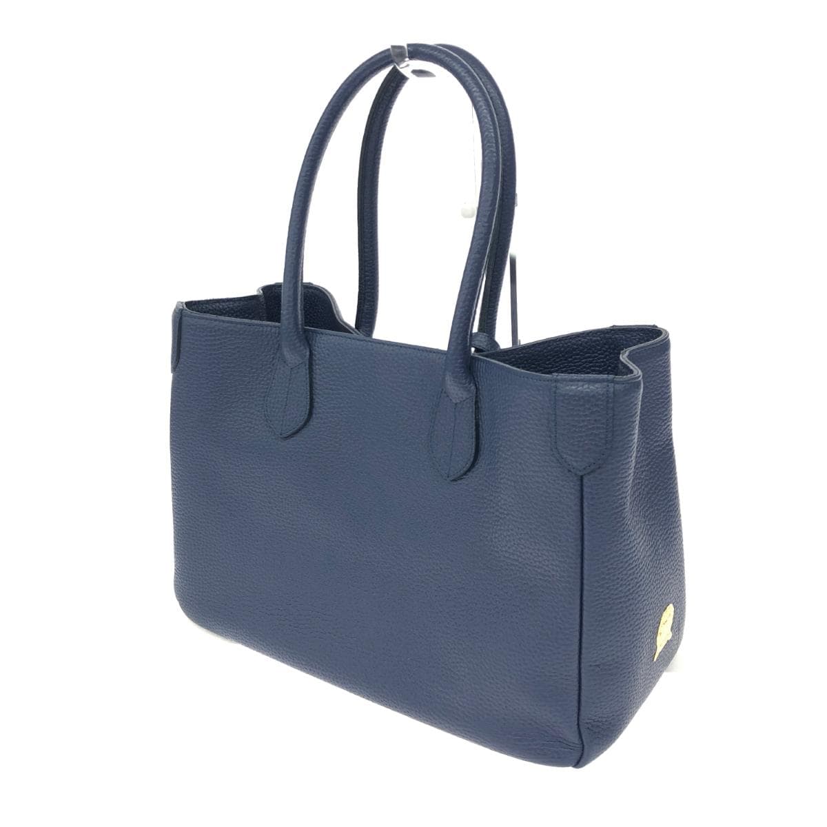 A.D.M.J (Accessoires De Mademoiselle) ADMJ/Tote Bag Good Condition Leather Navy Women's 3