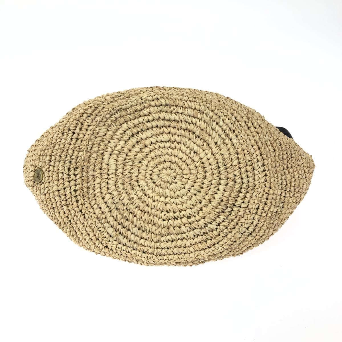 VIOLAd'ORO Viola d'Oro 2WAY Bag Rafia × Leather Beige Women's 5