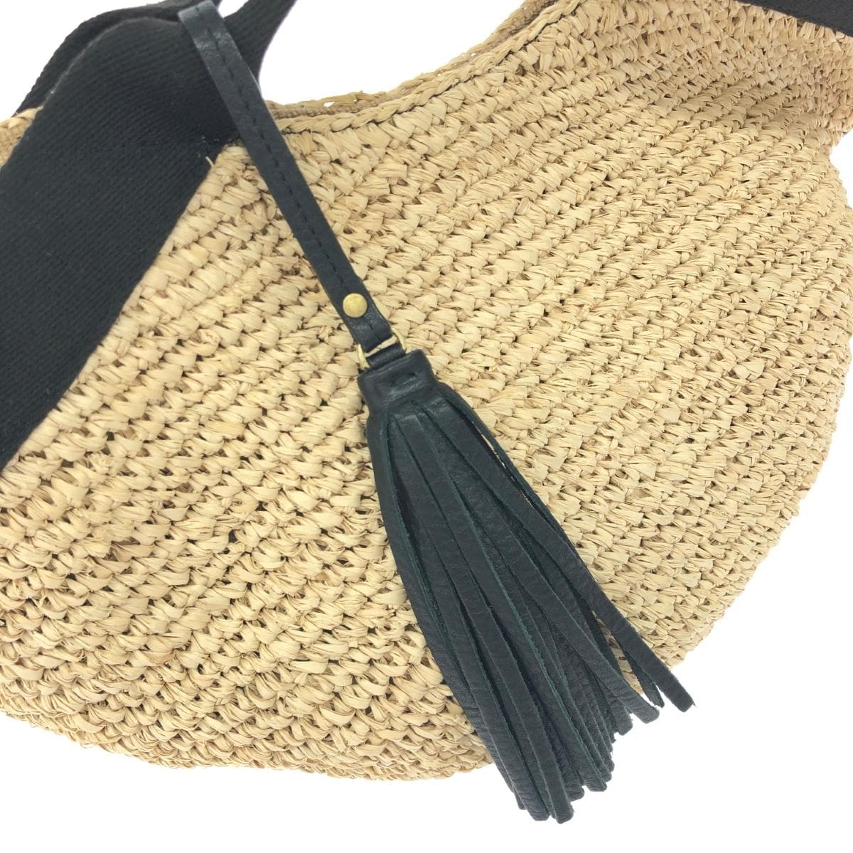 VIOLAd'ORO Viola d'Oro 2WAY Bag Rafia × Leather Beige Women's 6