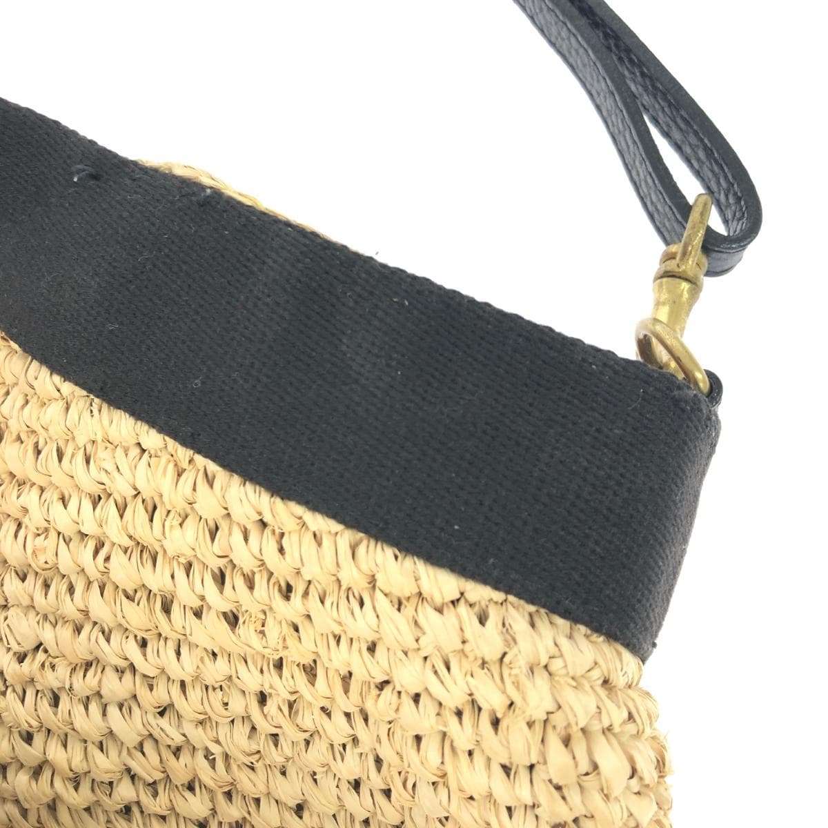 VIOLAd'ORO Viola d'Oro 2WAY Bag Rafia × Leather Beige Women's 9