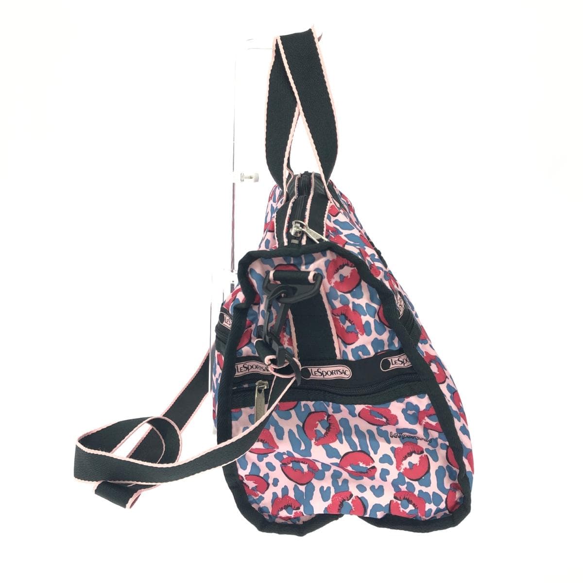 LeSportsac 2WAY Bag Lip Pattern Nylon Pink Ladies 2