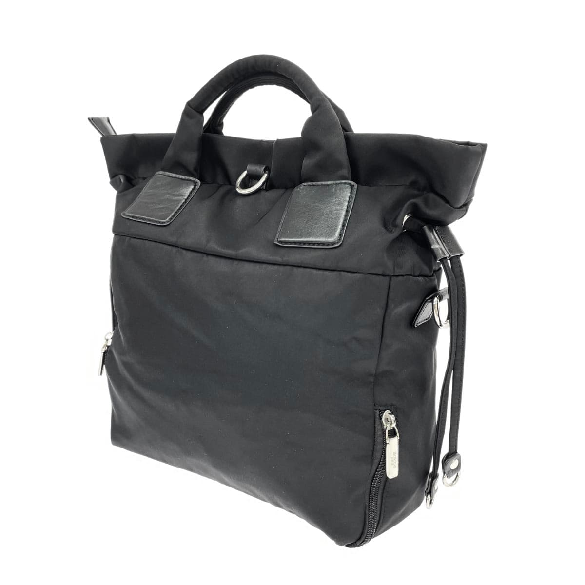 BARCOS Balcos Multiway Backpack/Primo Nylon Drawstring Black Ladies 3