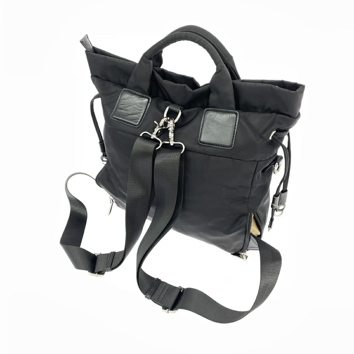 BARCOS Balcos Multiway Backpack/Primo Nylon Drawstring Black Ladies 4