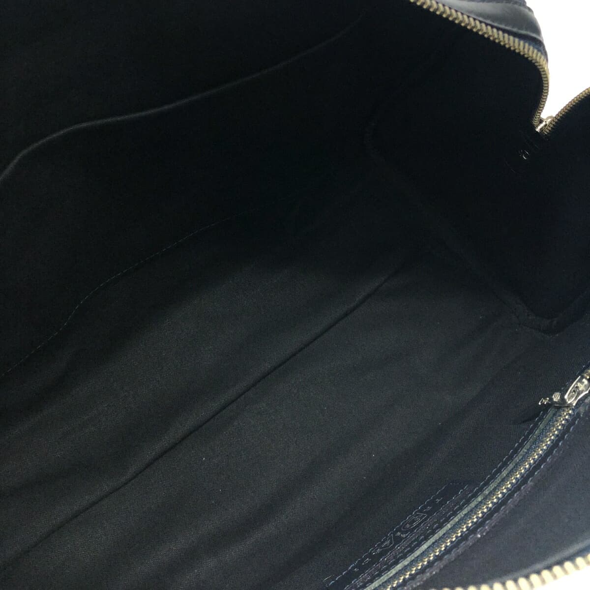 TRUSSARDI Boston Bag Logo Plate/Canvas Navy Unisex 4