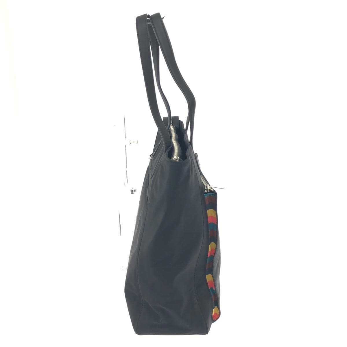 Paul Smith Tote Bag Nylon Leather Black 2