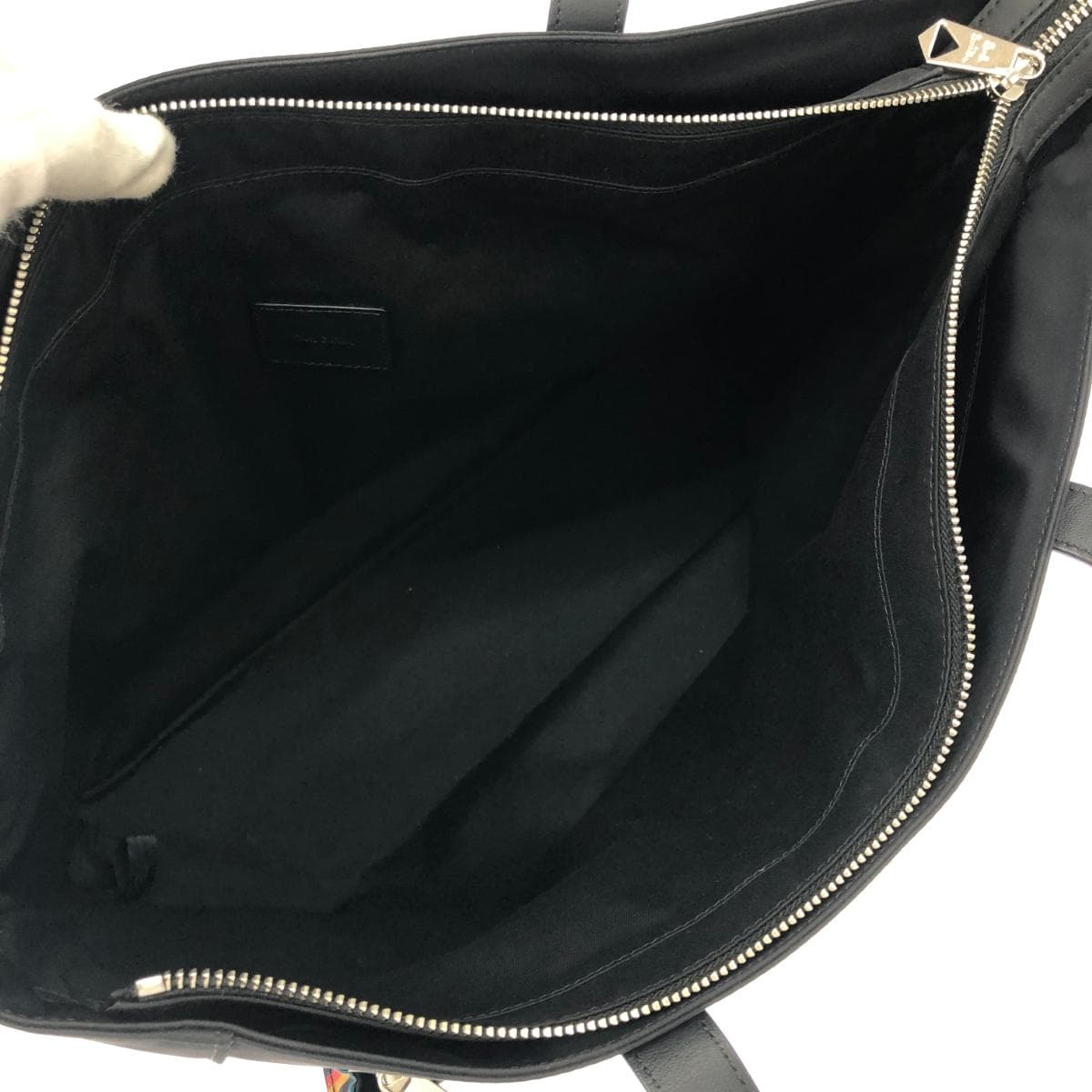 Paul Smith Tote Bag Nylon Leather Black 7