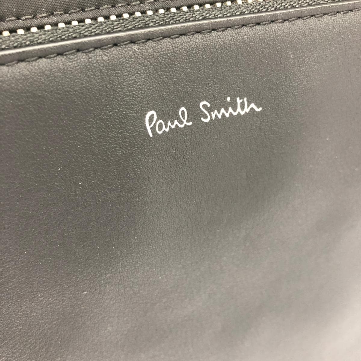 Paul Smith Tote Bag Nylon Leather Black 8