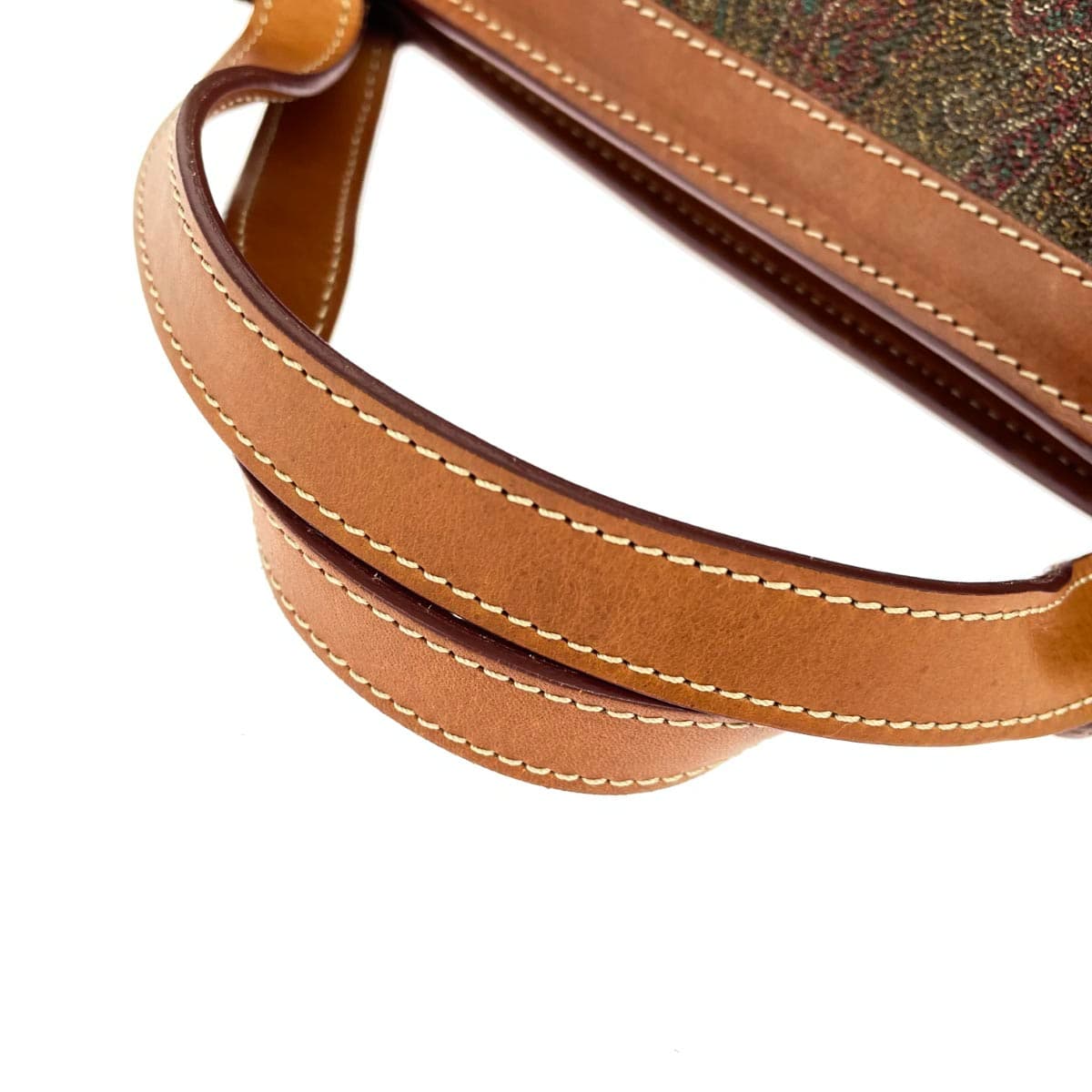 ETRO Handbag Paisley/PVC × Canvas/Combination Design Brown Ladies 6