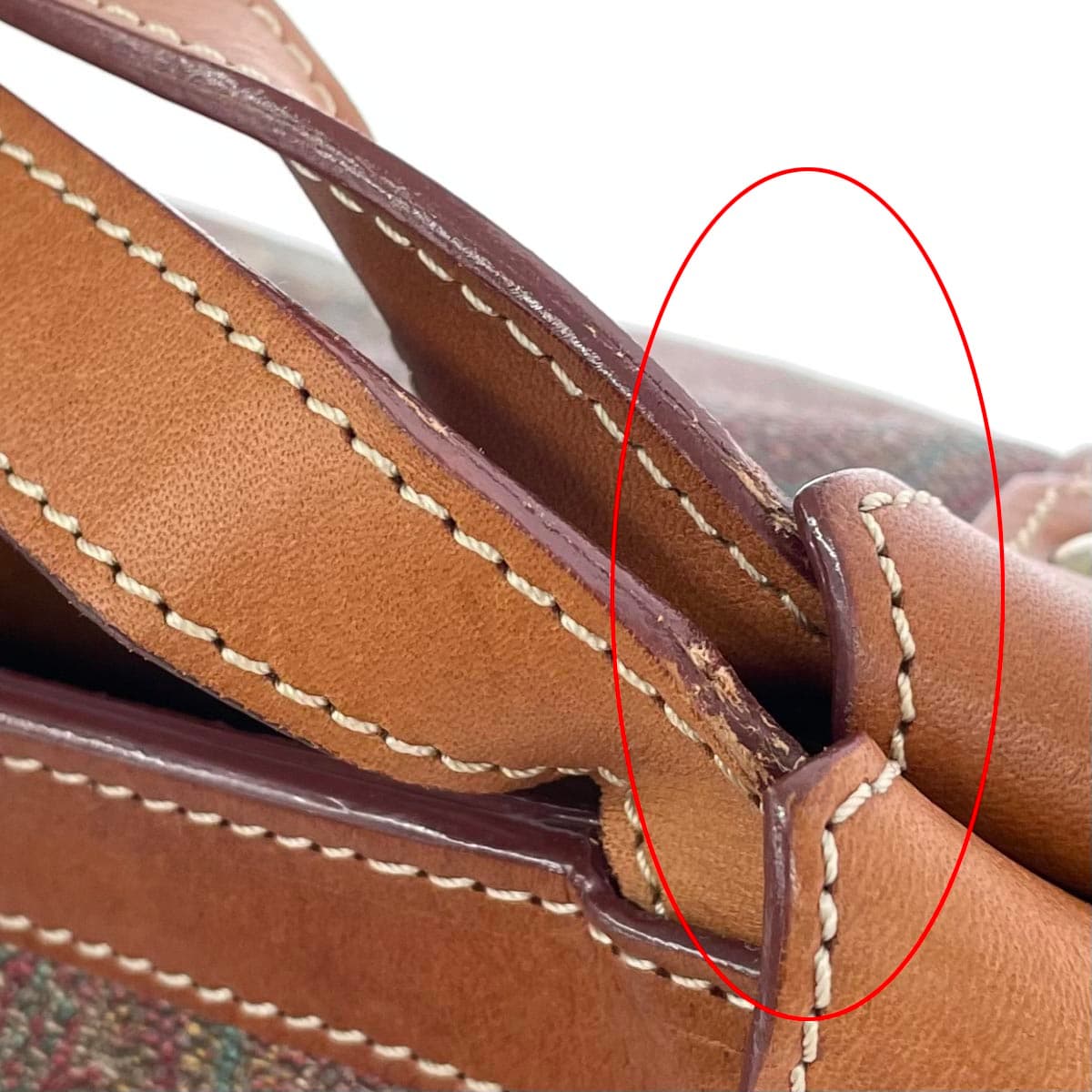 ETRO Handbag Paisley/PVC × Canvas/Combination Design Brown Ladies 9