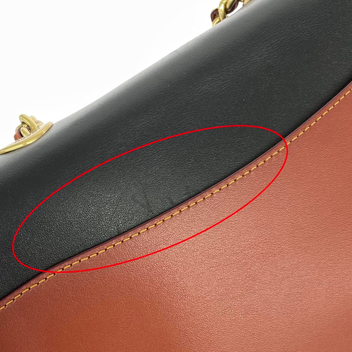 COACH Shoulder Bag Signature/Flower Turn Lock/PVC 4679 Brown Ladies 9