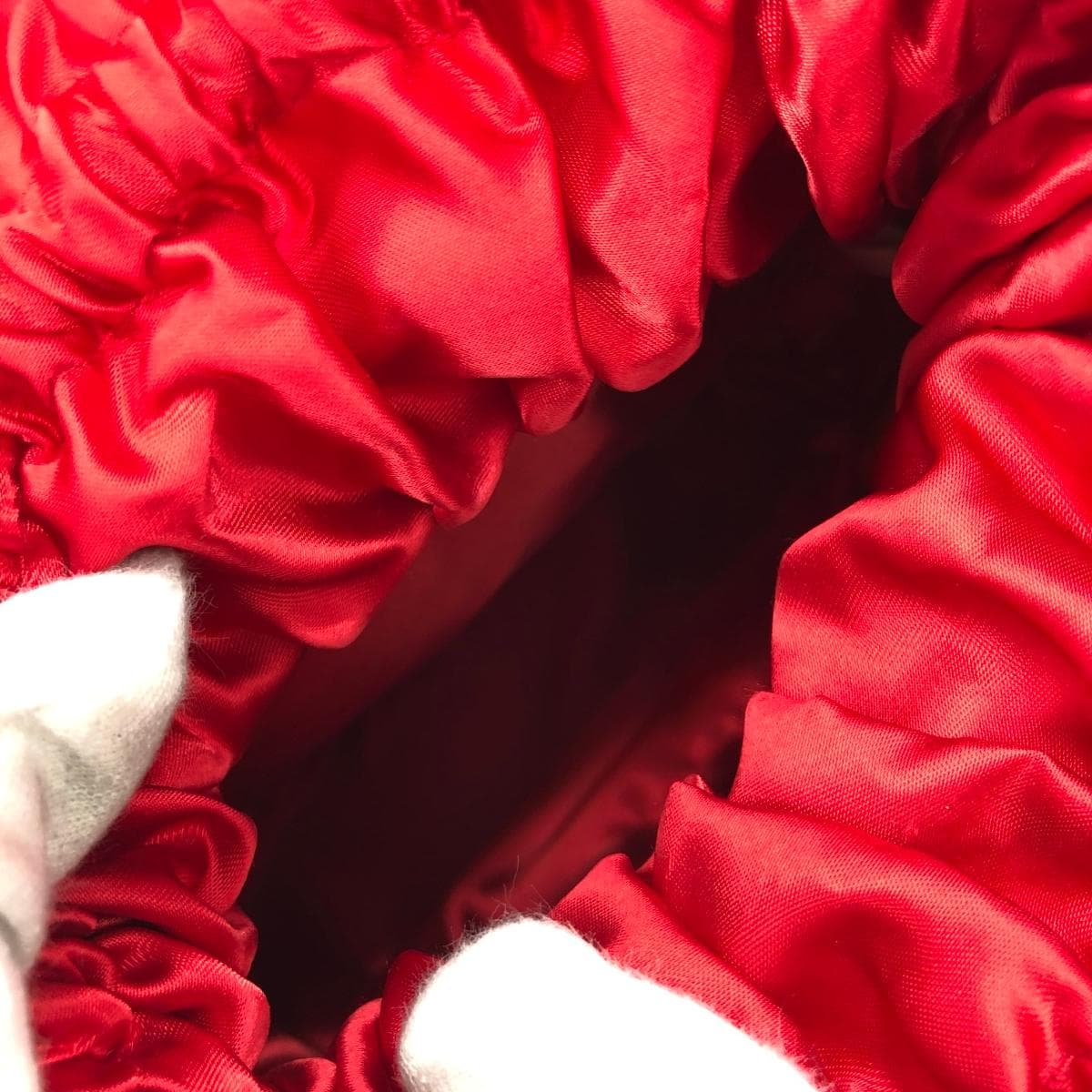 ROBERTA GANDOLFI Handbag - Drawstring / Enamel-like / PVC - Red - Ladies 5