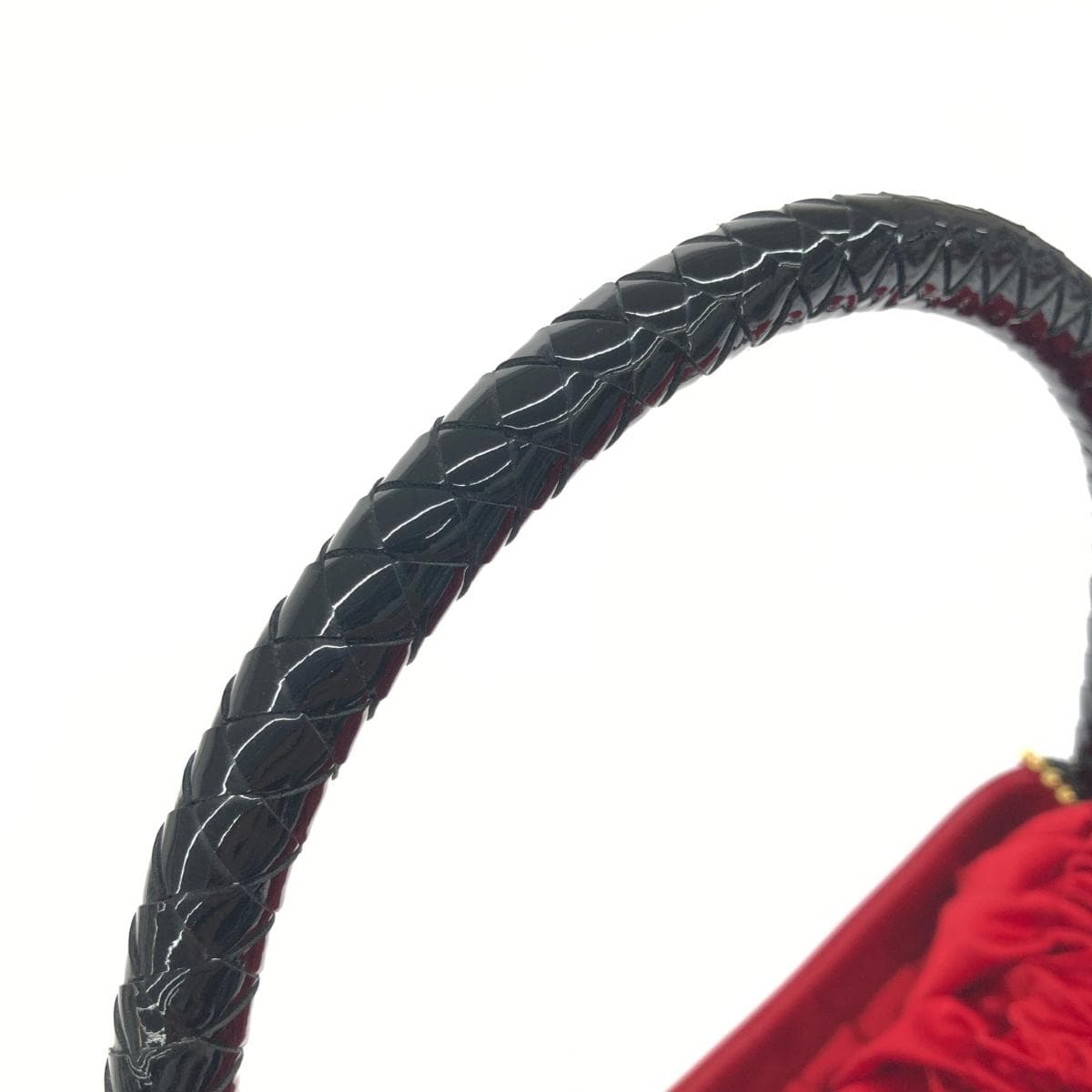 ROBERTA GANDOLFI Handbag - Drawstring / Enamel-like / PVC - Red - Ladies 6