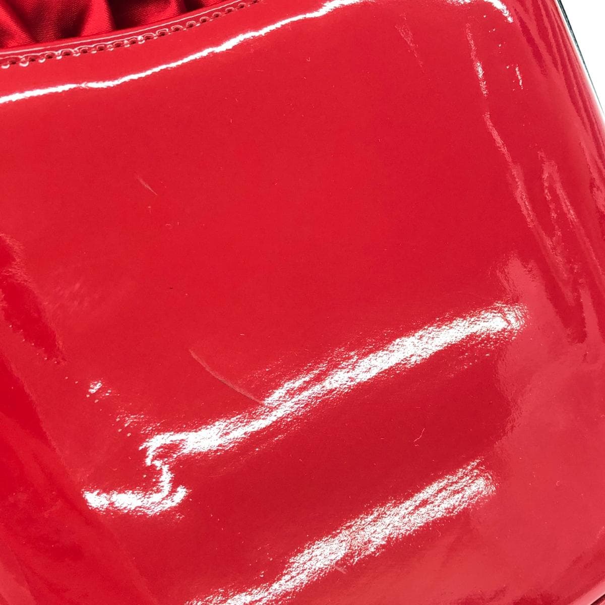 ROBERTA GANDOLFI Handbag - Drawstring / Enamel-like / PVC - Red - Ladies 8