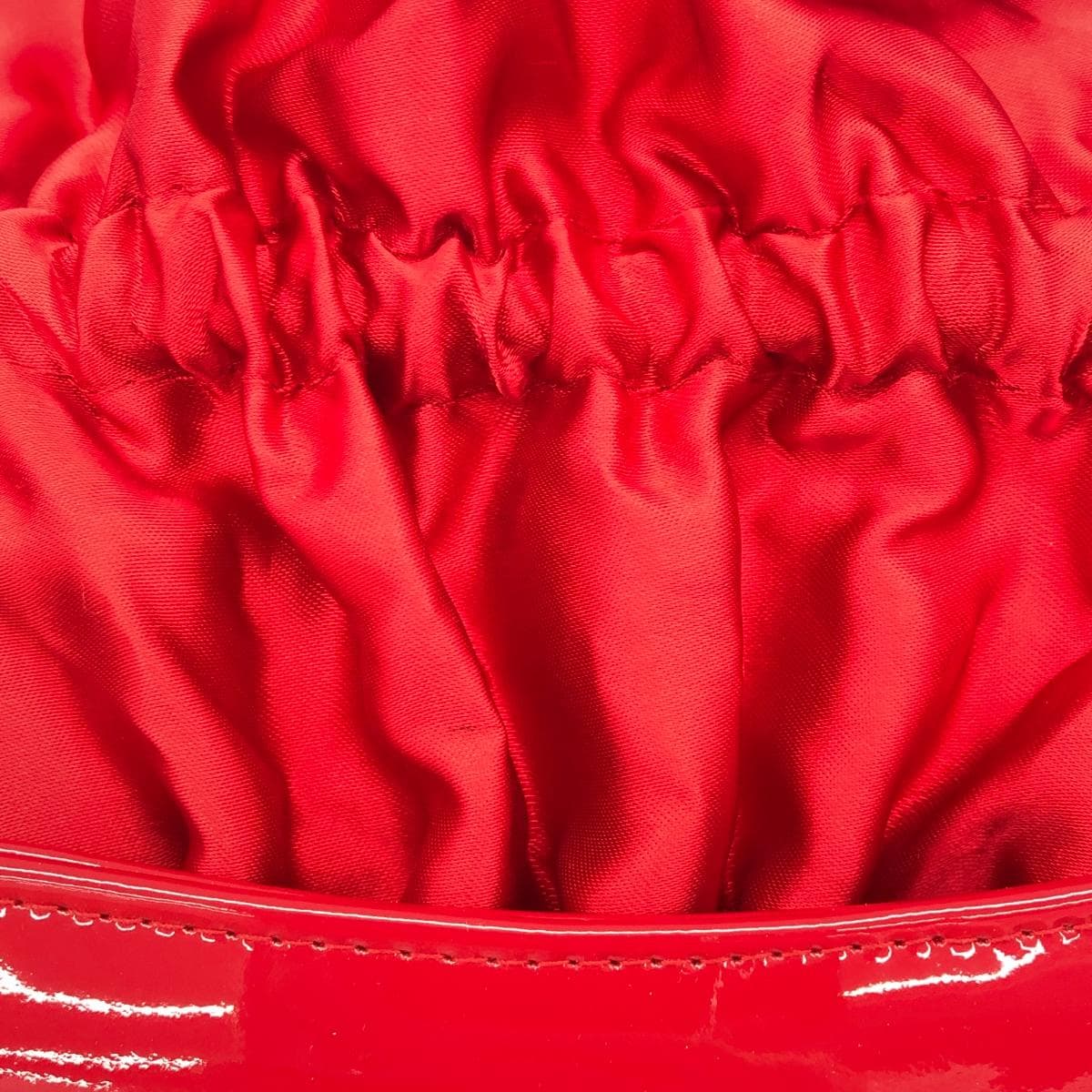 ROBERTA GANDOLFI Handbag - Drawstring / Enamel-like / PVC - Red - Ladies 9