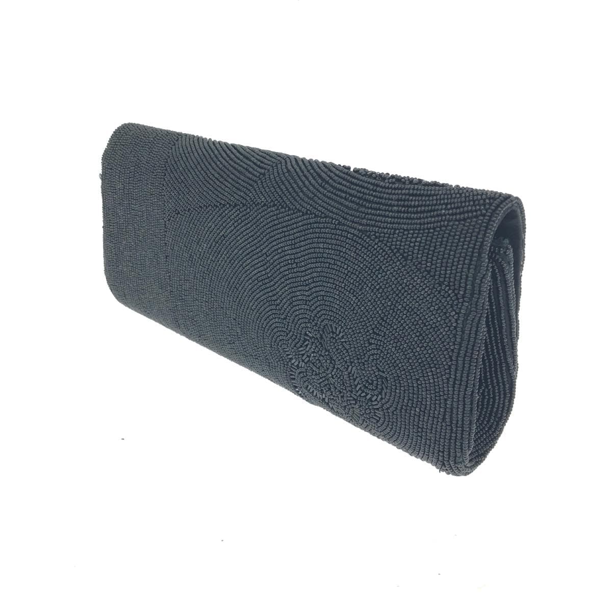 bag handbag bead clutch bag flower black ladies 3