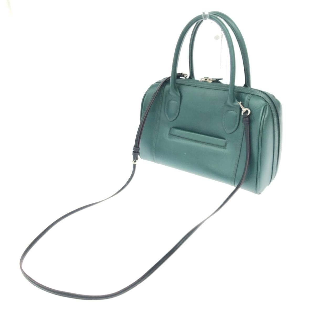 Nakazawa Bag 2WAY Handbag Leather Green for Women 3