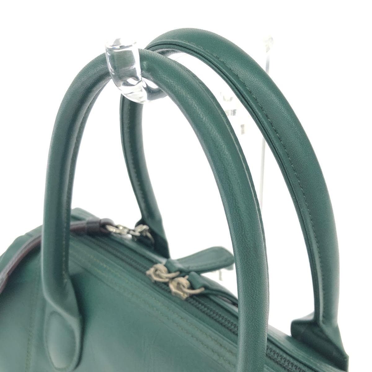 Nakazawa Bag 2WAY Handbag Leather Green for Women 4