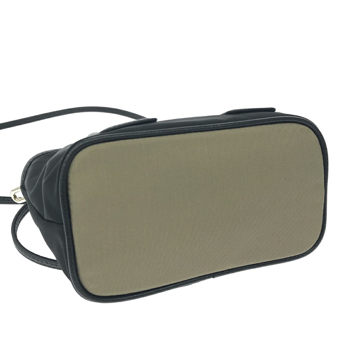 FURLA Mini 2WAY Bag / PIUMA Excellent Condition Leather × Nylon WE00619 Black Ladies 4