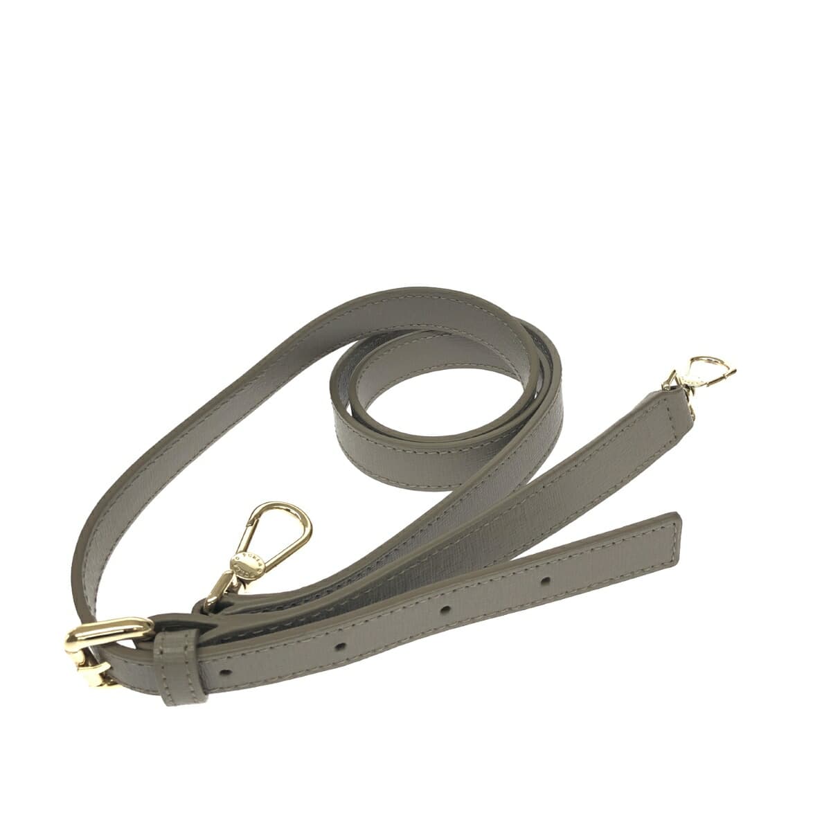 FURLA 2WAY Bag / Agatha M Good Condition PVC Gray Beige Ladies 9