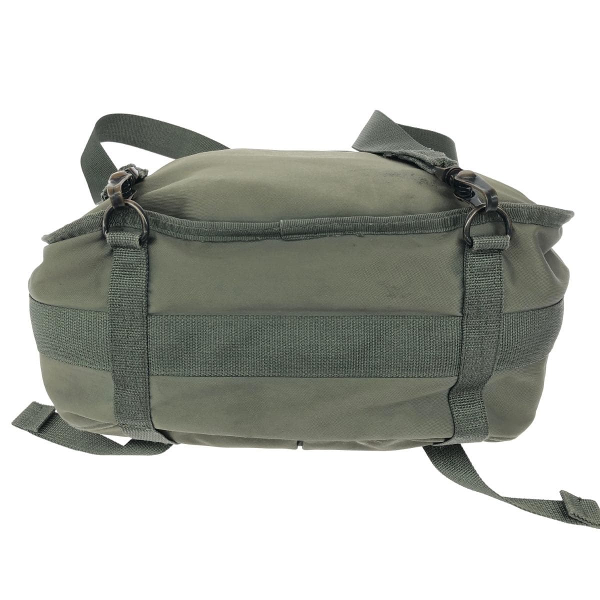 LUGGAGE LABEL 2WAY Bag Nylon Khaki Unisex 4