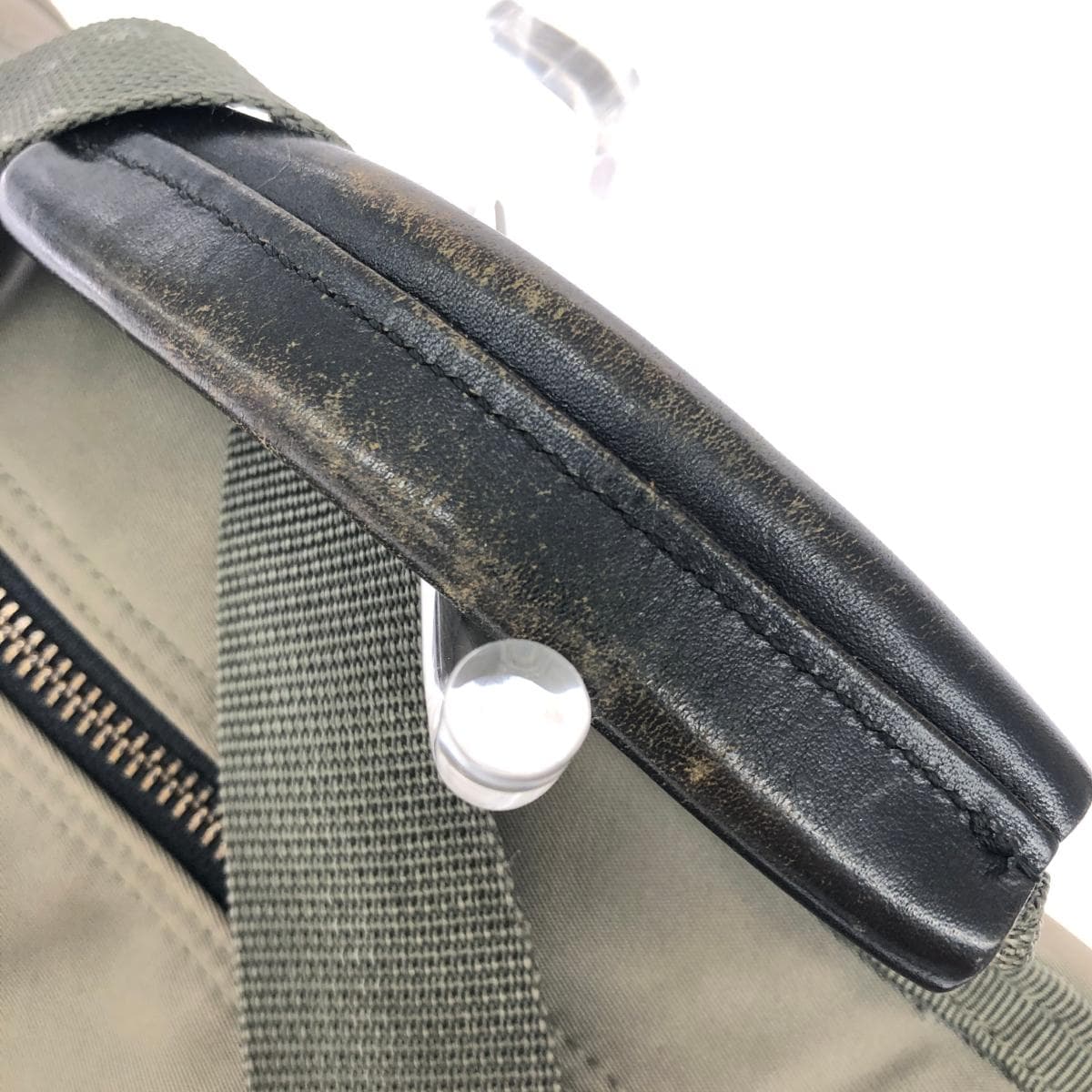 LUGGAGE LABEL 2WAY Bag Nylon Khaki Unisex 6