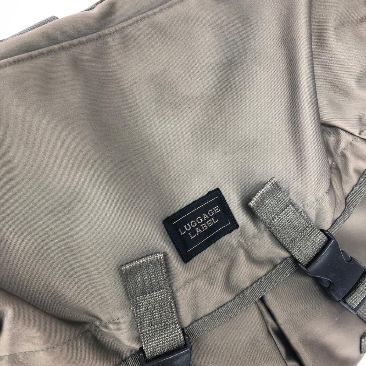 LUGGAGE LABEL 2WAY Bag Nylon Khaki Unisex 7