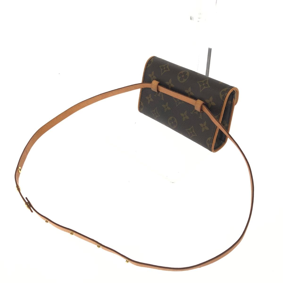 LOUIS VUITTON Louis Vuitton Waist Pouch Pochette Florentine Monogram M51855 FL0012 Brown Unisex 3