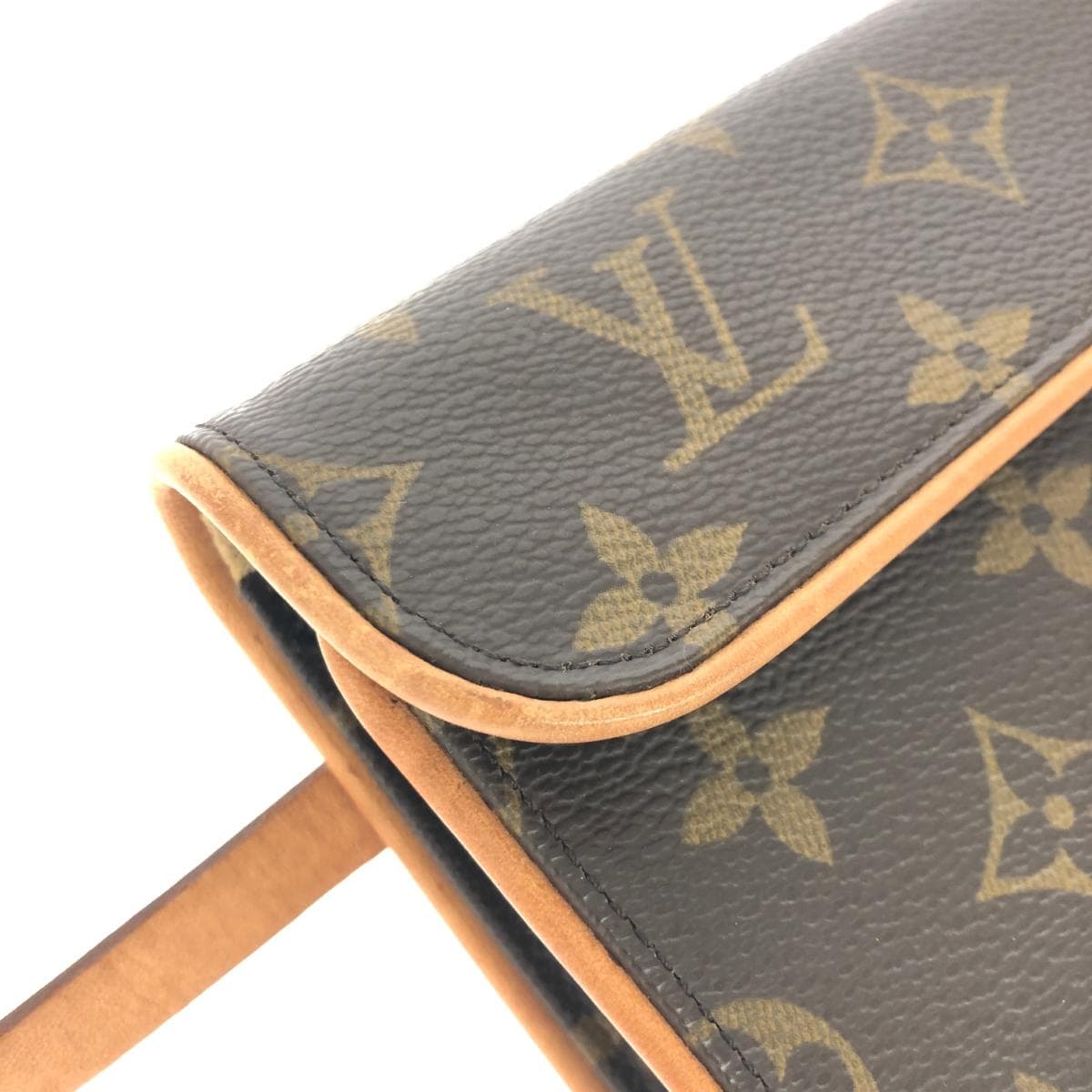 LOUIS VUITTON Louis Vuitton Waist Pouch Pochette Florentine Monogram M51855 FL0012 Brown Unisex 7