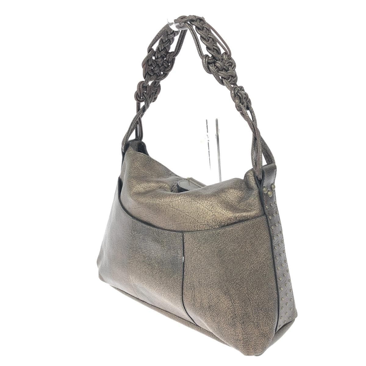 SAZABY One Shoulder Bag Good Condition Leather Bronze Color Women's 3
