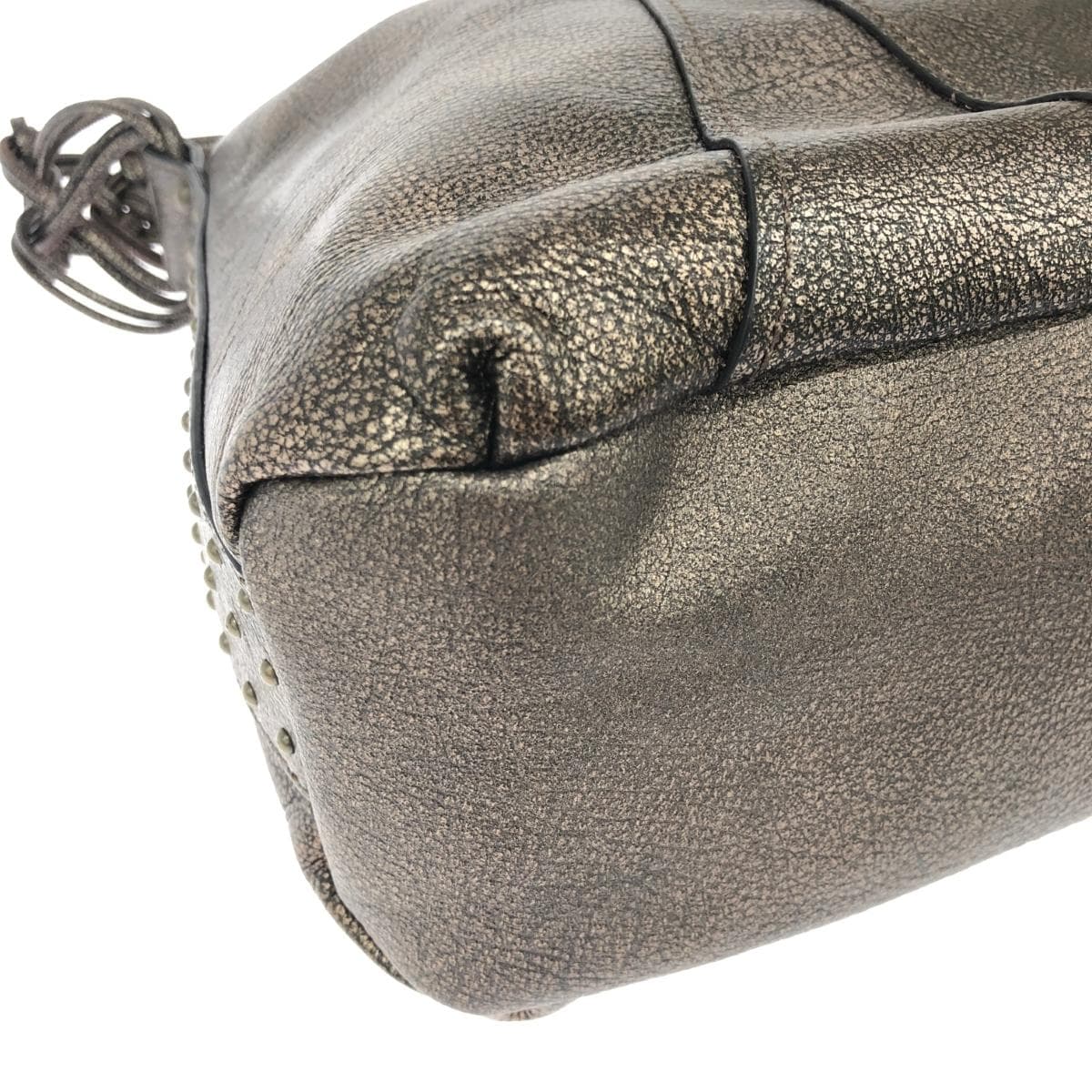 SAZABY One Shoulder Bag Good Condition Leather Bronze Color Women's 8