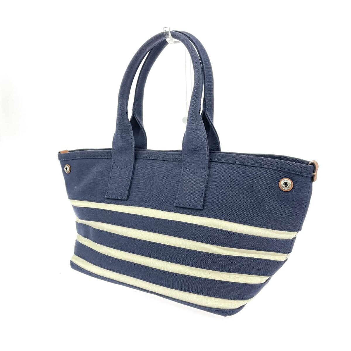 MARC BY MARC JACOBS 2WAY Tote Bag / Saint-Tropez Border / Sequin / Canvas Navy 3