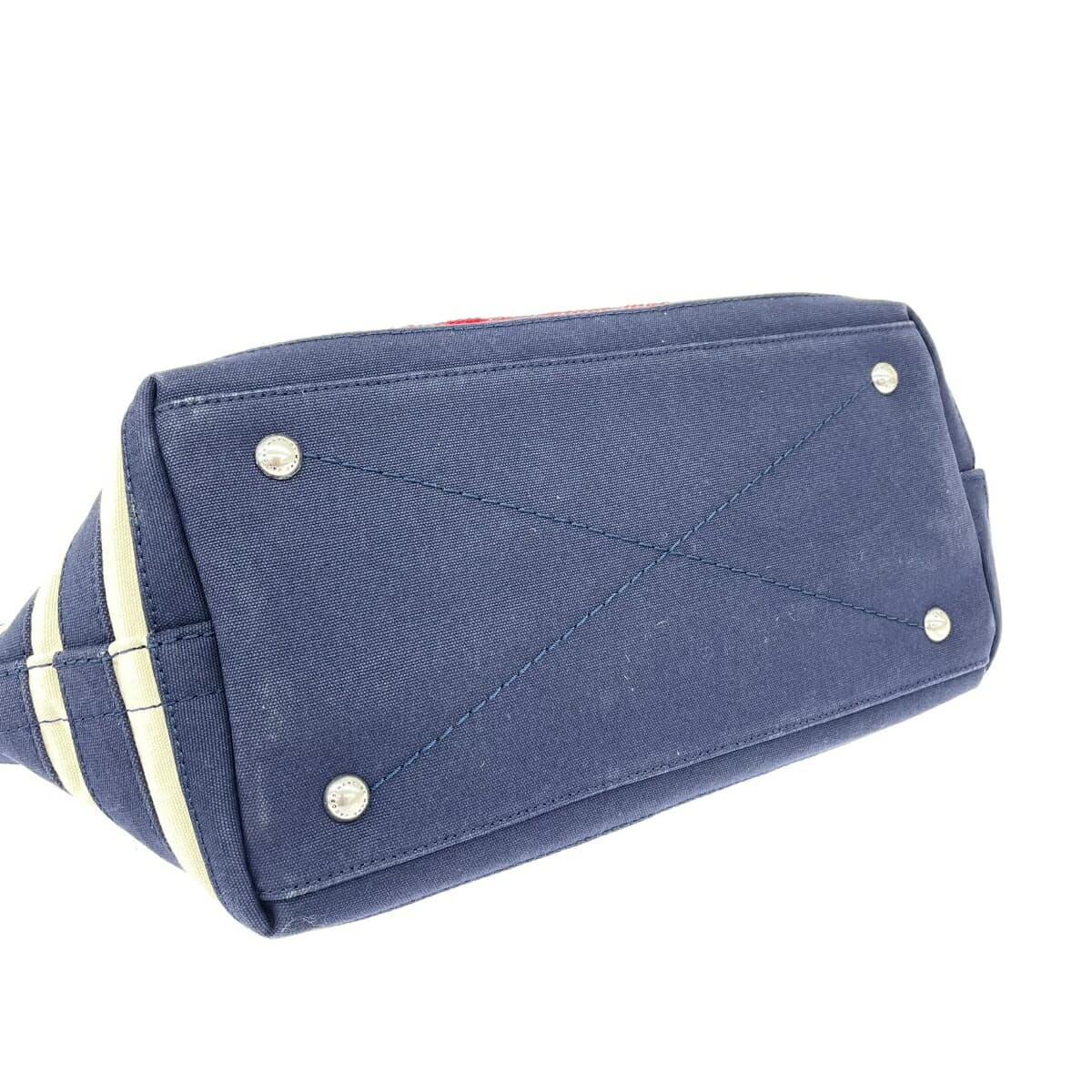 MARC BY MARC JACOBS 2WAY Tote Bag / Saint-Tropez Border / Sequin / Canvas Navy 4