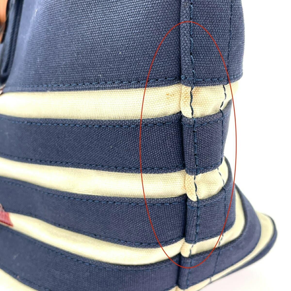 MARC BY MARC JACOBS 2WAY Tote Bag / Saint-Tropez Border / Sequin / Canvas Navy 8