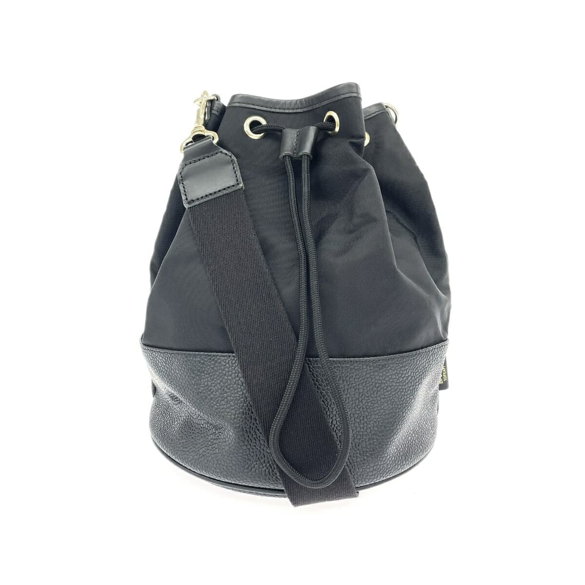 Breath TOPKAPI Breast Pouch Shoulder Bag Good Condition Nylon Black Ladies