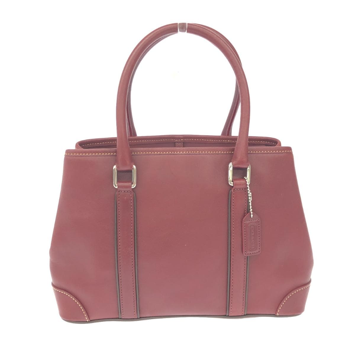 COACH Tote Bag Leather 7586 Bordeaux Ladies