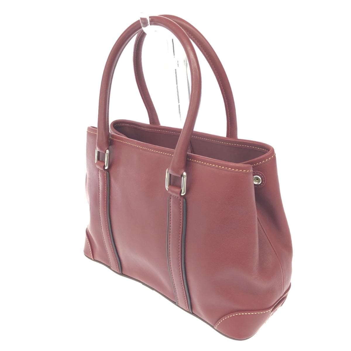 COACH Tote Bag Leather 7586 Bordeaux Ladies 3