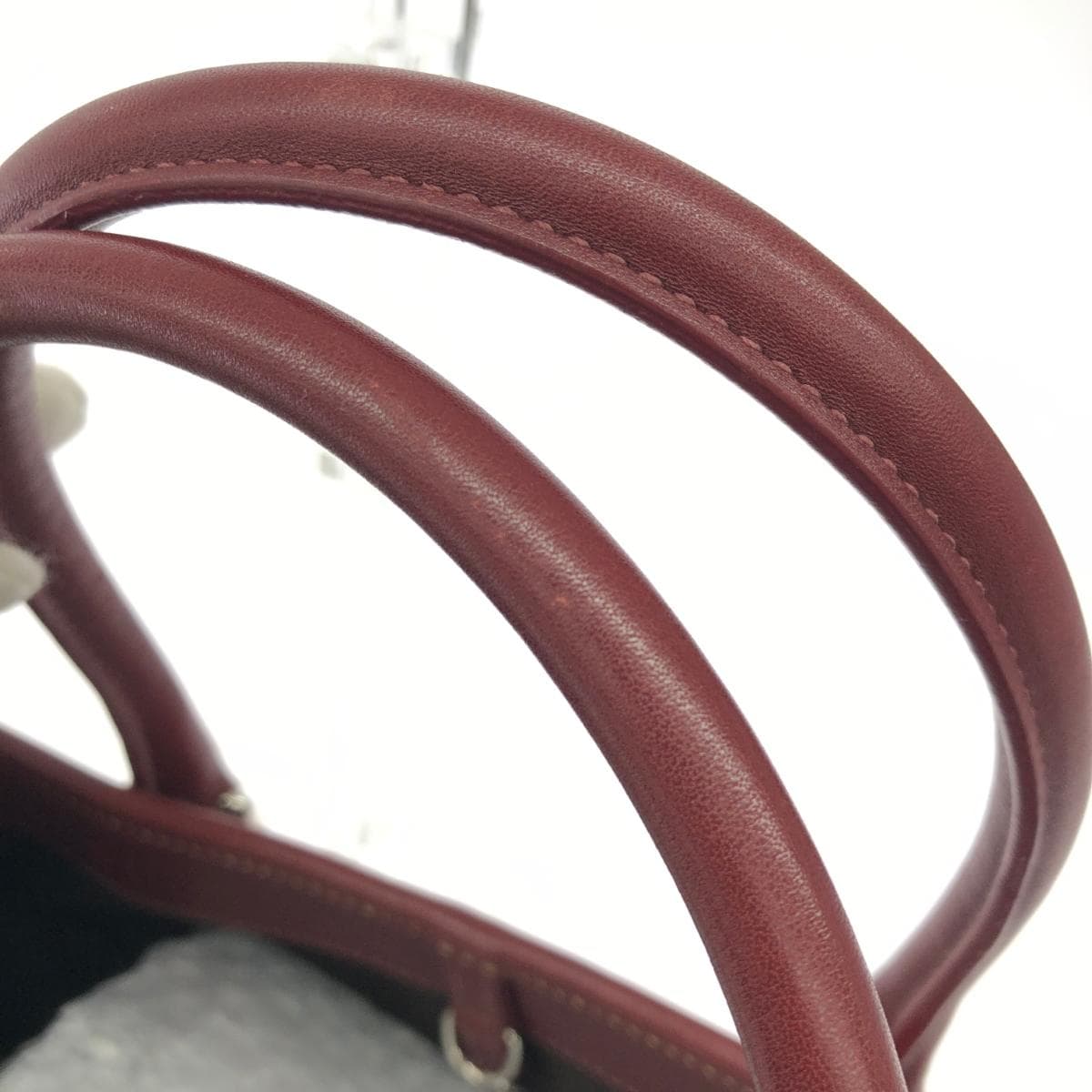 COACH Tote Bag Leather 7586 Bordeaux Ladies 4