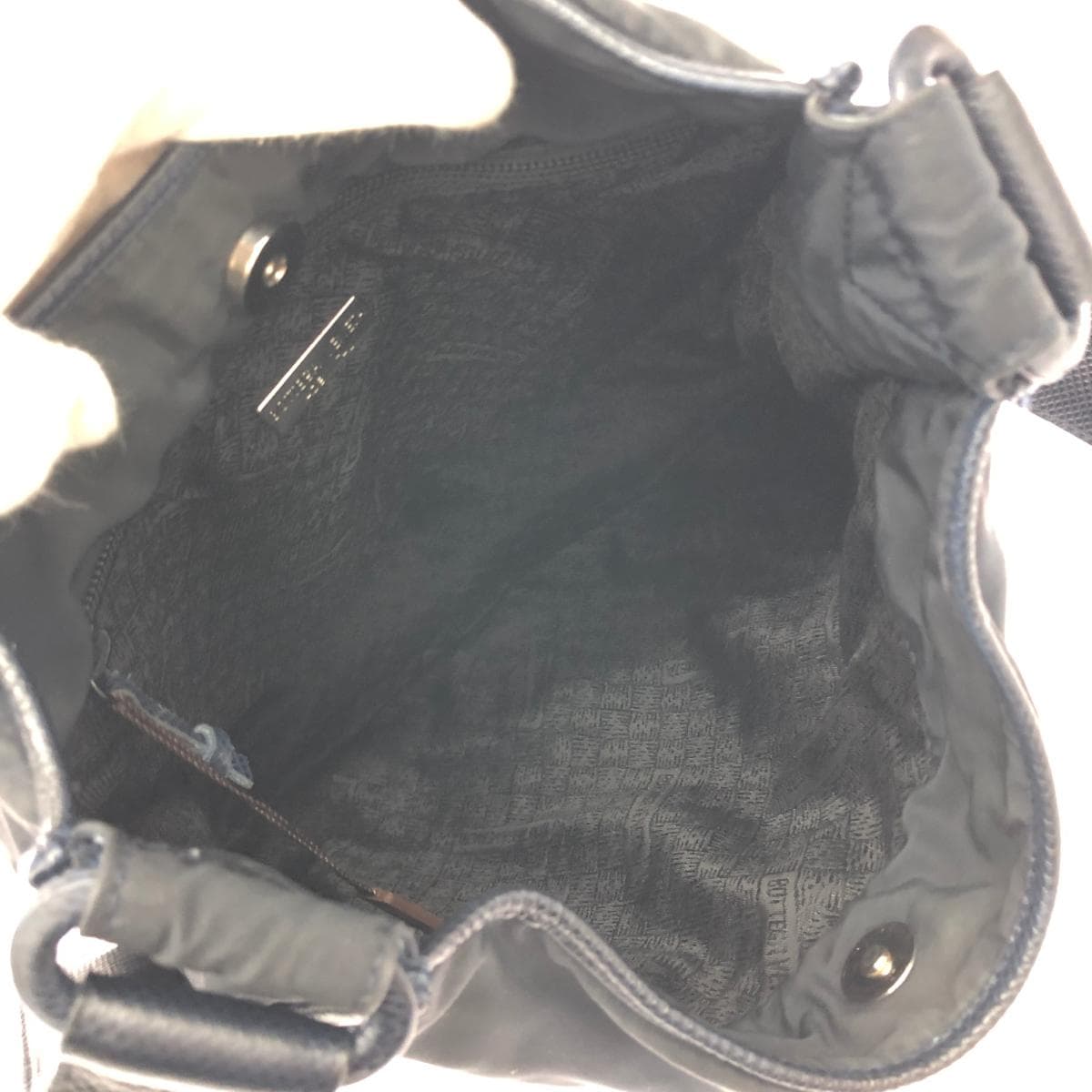 BOTTEGA VENETA Shoulder Bag Logo Plate/Vintage/Nylon Navy Unisex 5