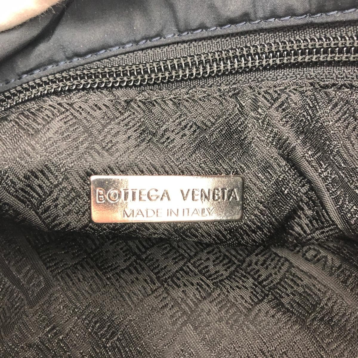 BOTTEGA VENETA Shoulder Bag Logo Plate/Vintage/Nylon Navy Unisex 6