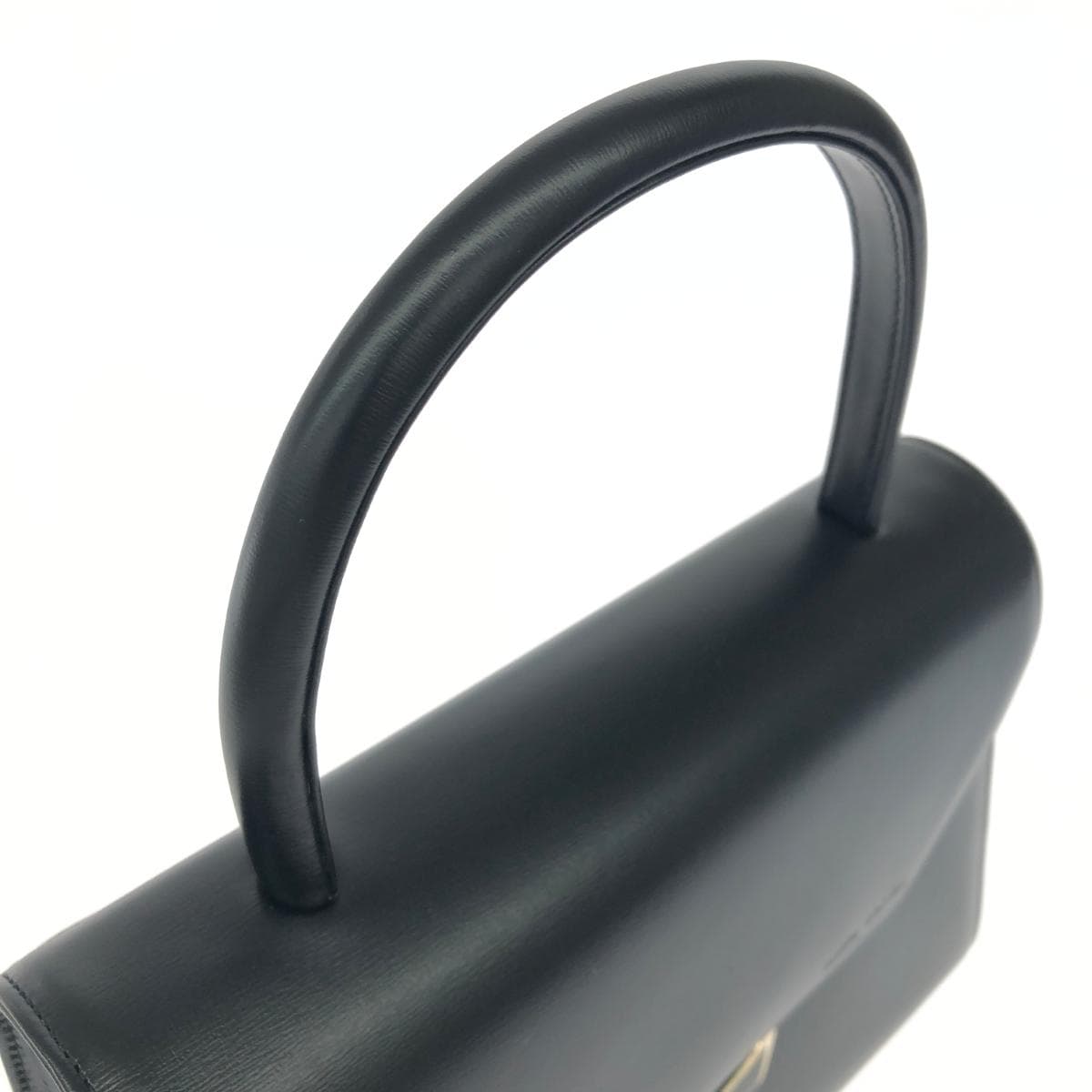 MILA SCHON 2WAY Handbag in excellent condition, formal top handle leather, black, for ladies 4