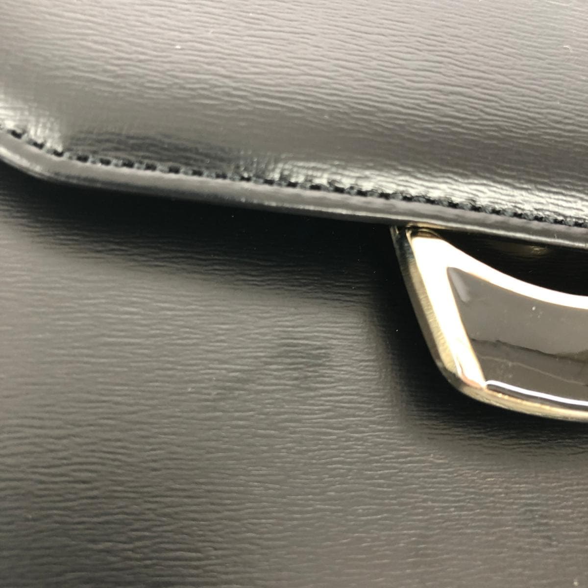 MILA SCHON 2WAY Handbag in excellent condition, formal top handle leather, black, for ladies 8