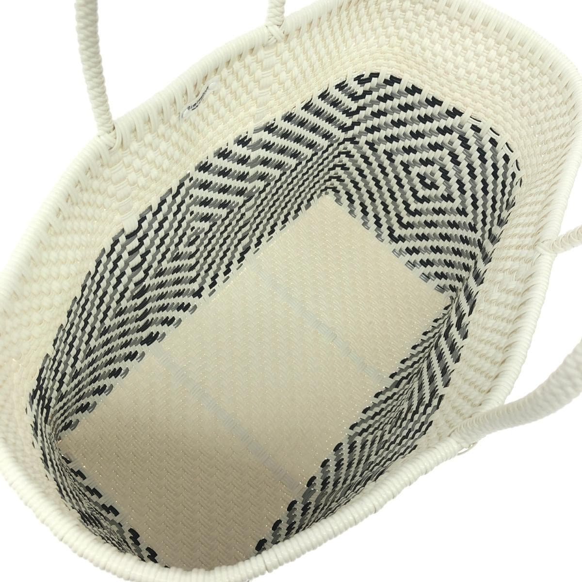 Diminutivo Diminutive Cago Bag Mercado Bag Black/White Ladies 6