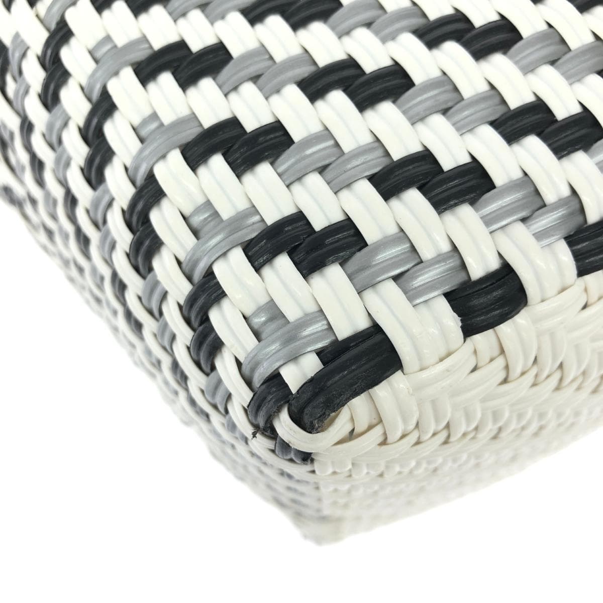 Diminutivo Diminutive Cago Bag Mercado Bag Black/White Ladies 8