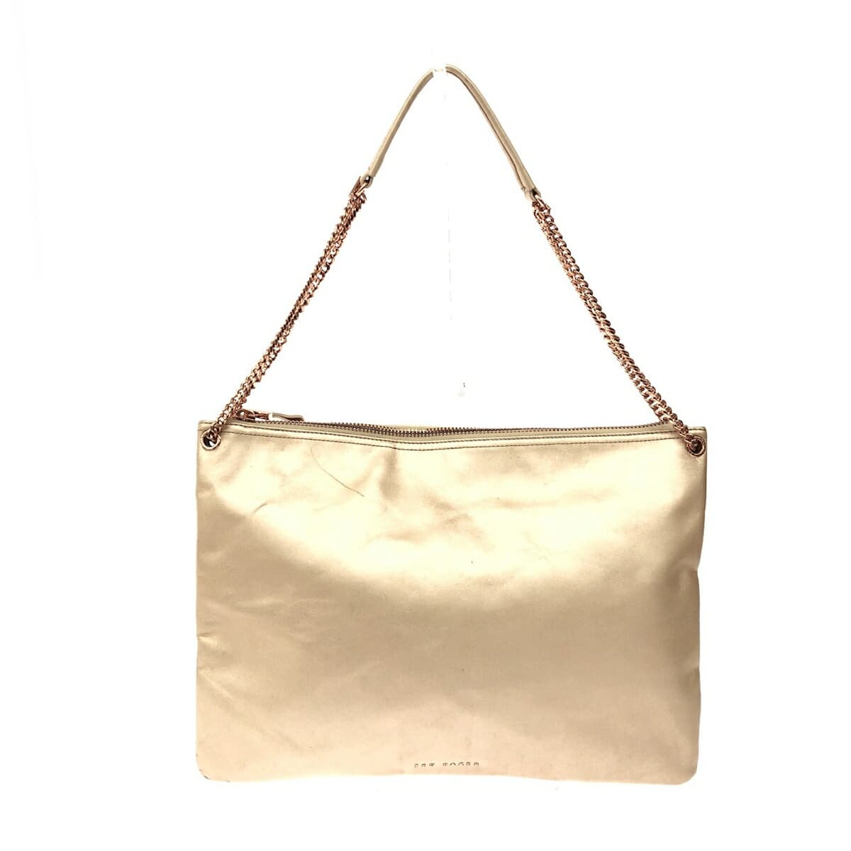 TED BAKER Ted Baker Chain Shoulder Bag Leather Beige Women's